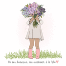 Fleurs d'amour pour une déclaration touchante